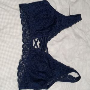 Blue bra